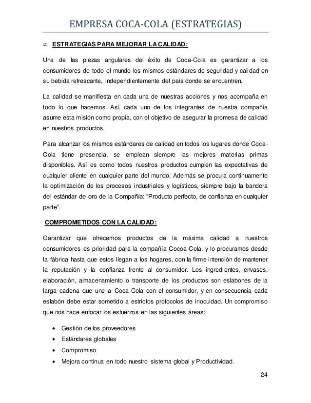 Empresa CocaCola Giro y Razon Social