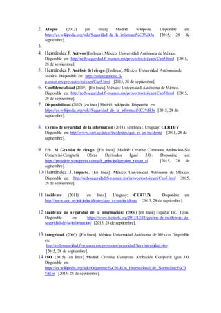 skills 👉 solicita más información: https:... Definicion de variables seguridad informatica | DOCX