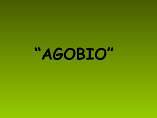 “ AGOBIO” 