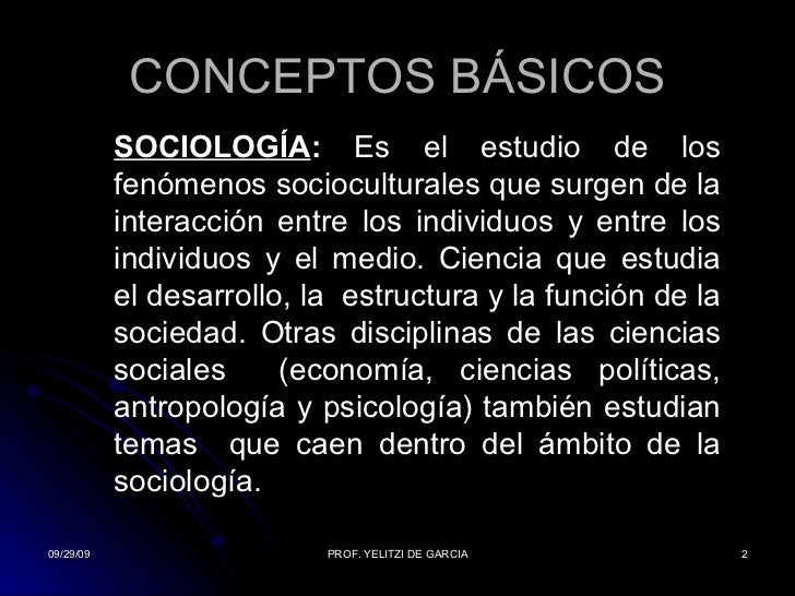 Definiciones, Conceptos BáSicos 1.1