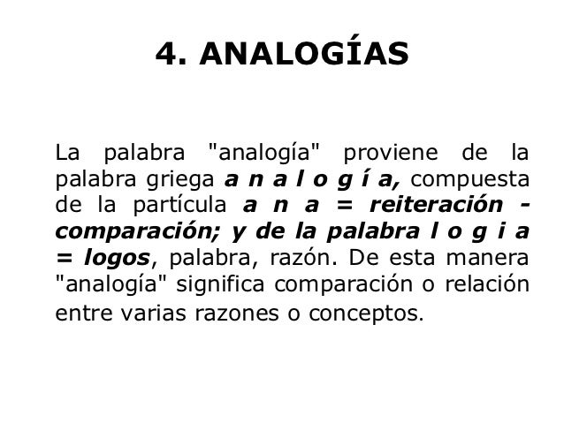 Definiciones, preguntas, metáforas, analogías y aseveraciones
