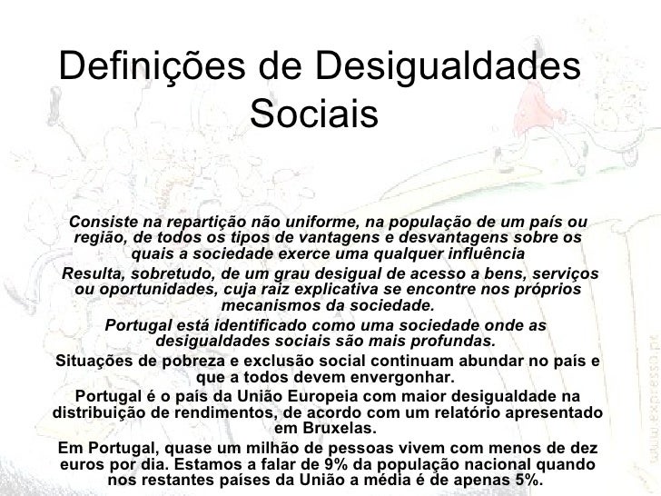Qual Das Afirmativas Abaixo Cita Aspectos Que Geram Desigualdades Sociais