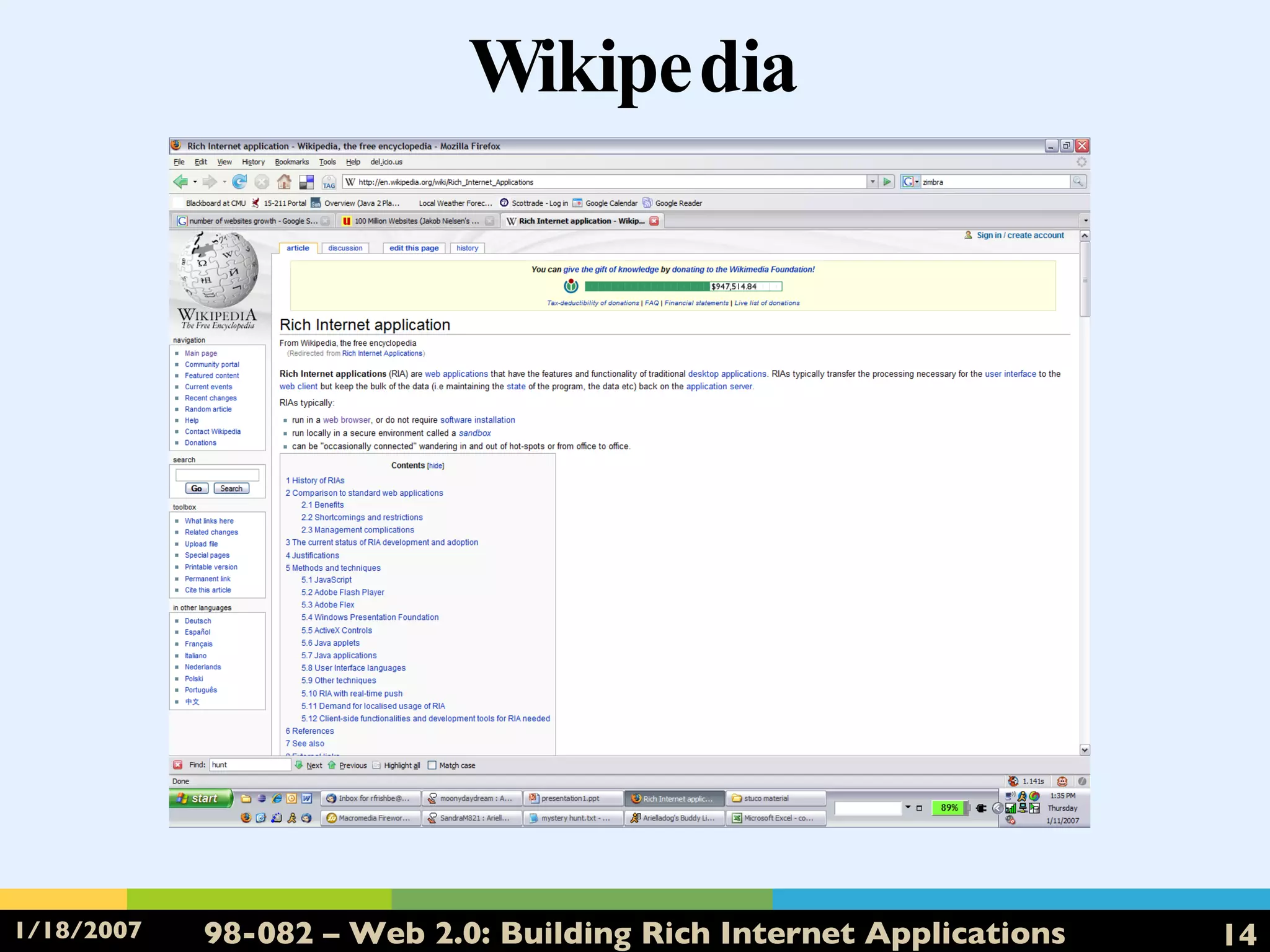 Wikipedia 