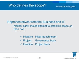 Defining Achievable Scope for your BI Initiative