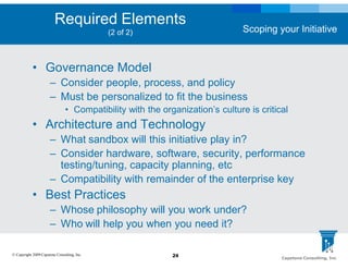 Defining Achievable Scope for your BI Initiative