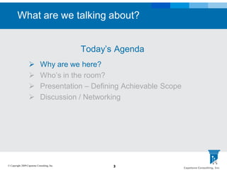 Defining Achievable Scope for your BI Initiative