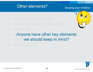 Defining Achievable Scope for your BI Initiative