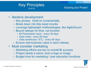 Defining Achievable Scope for your BI Initiative