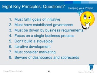 Defining Achievable Scope for your BI Initiative