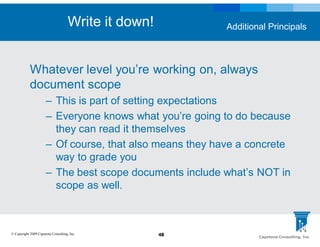 Defining Achievable Scope for your BI Initiative