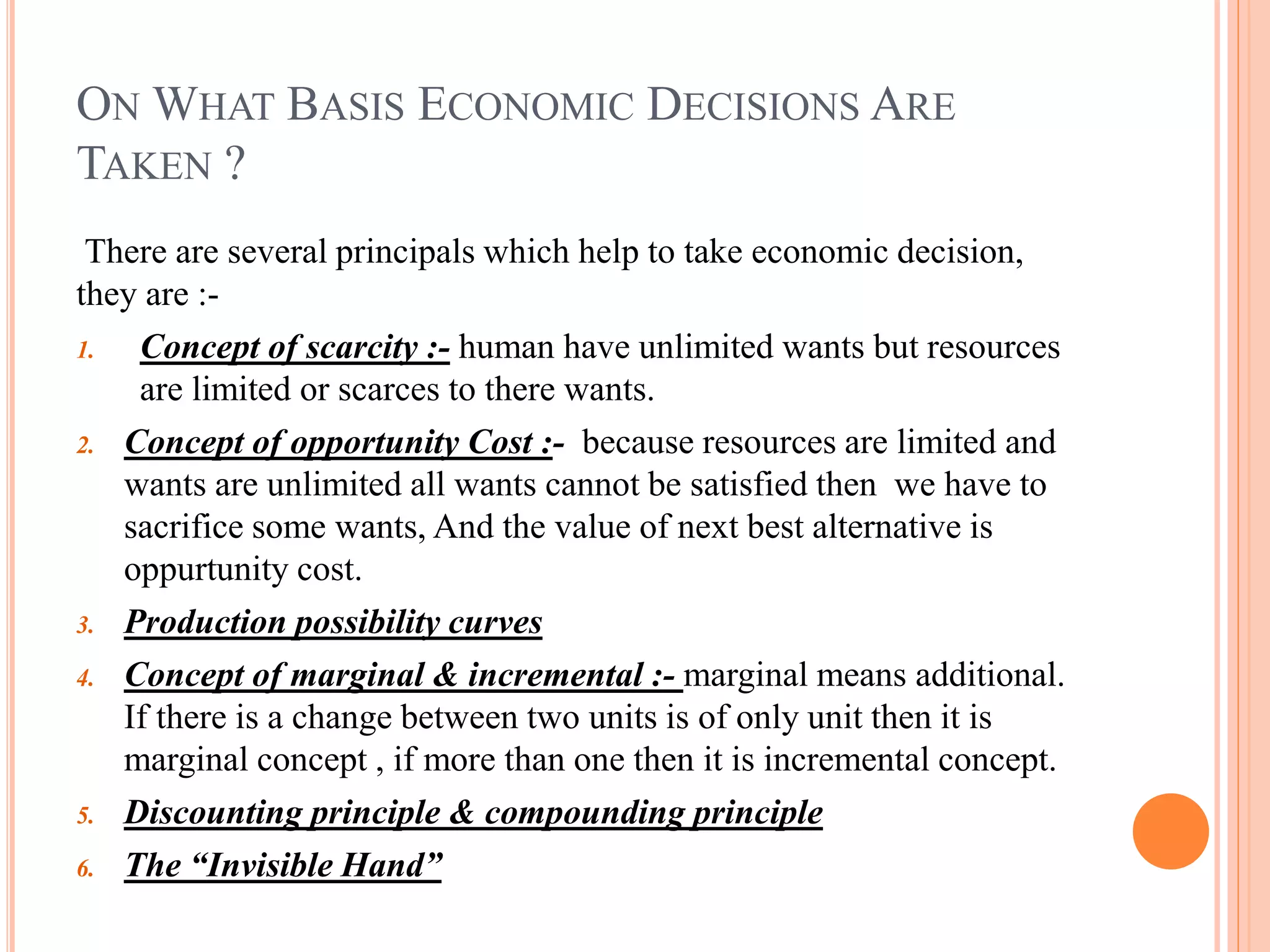 Defining economics assignment | PPTX