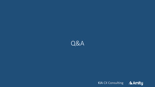 KIA CX ConsultingKIA CX Consulting
Q&A
 