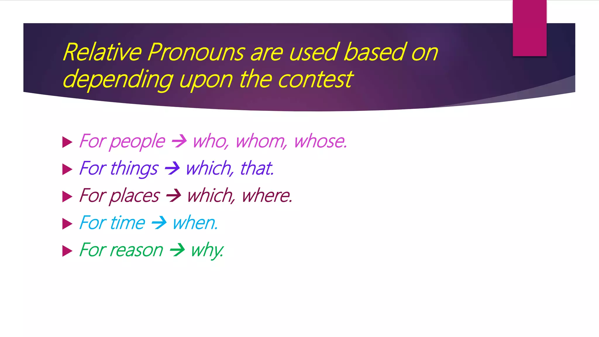 Defining And Non Defining Relative Clauses übung Defining and Non defining relative clauses | PPT
