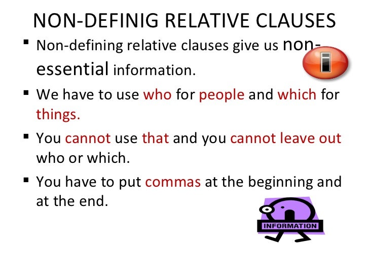 Defining Relative Clauses