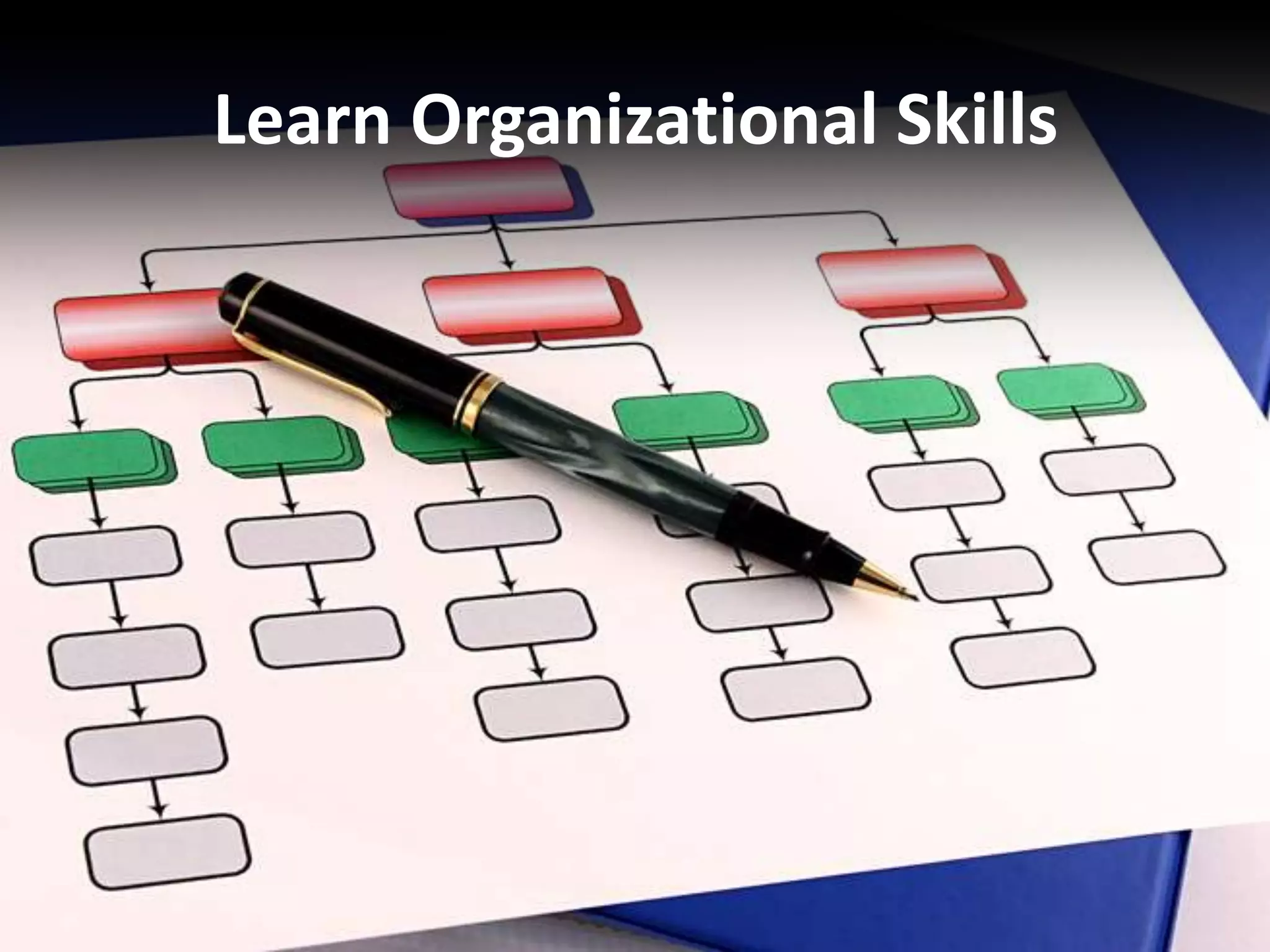 Learn Organizational Skills