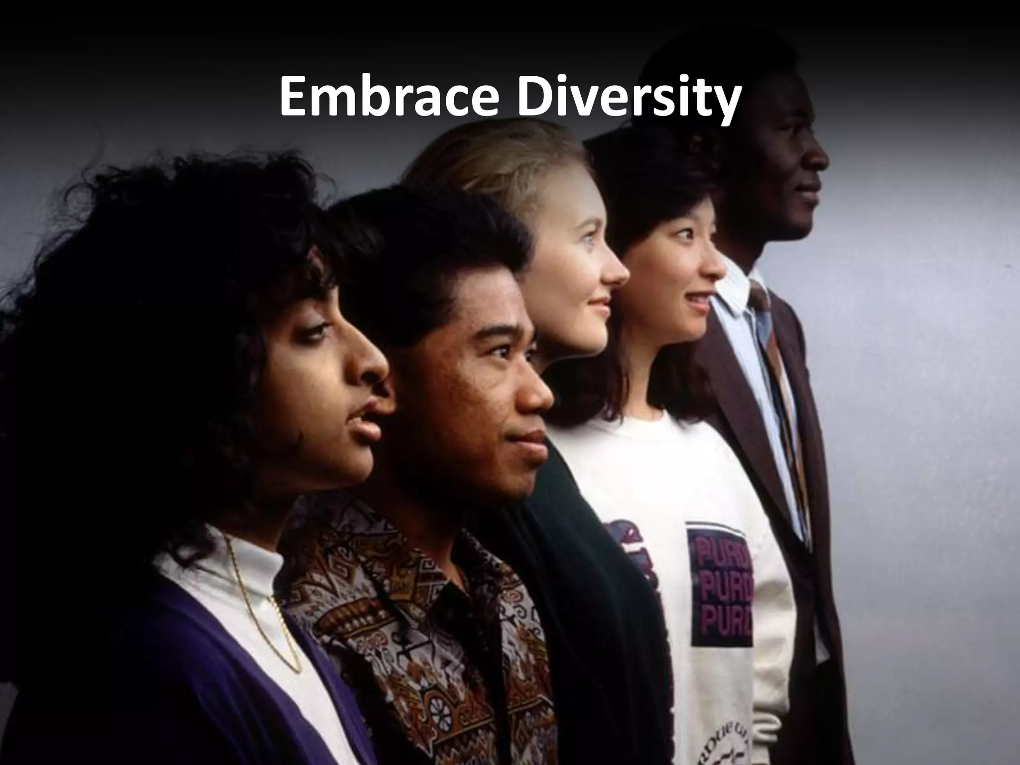 Embrace Diversity