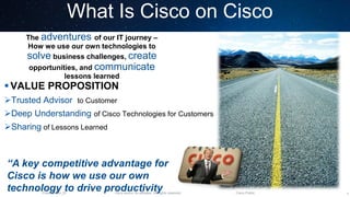 Cisco Values Cisco on Cisco. Defining the NG Cloud & Data Center Services | PDF