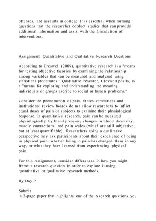 Defining the Research Problem; Justifying the Study; Reviewing E | PDF