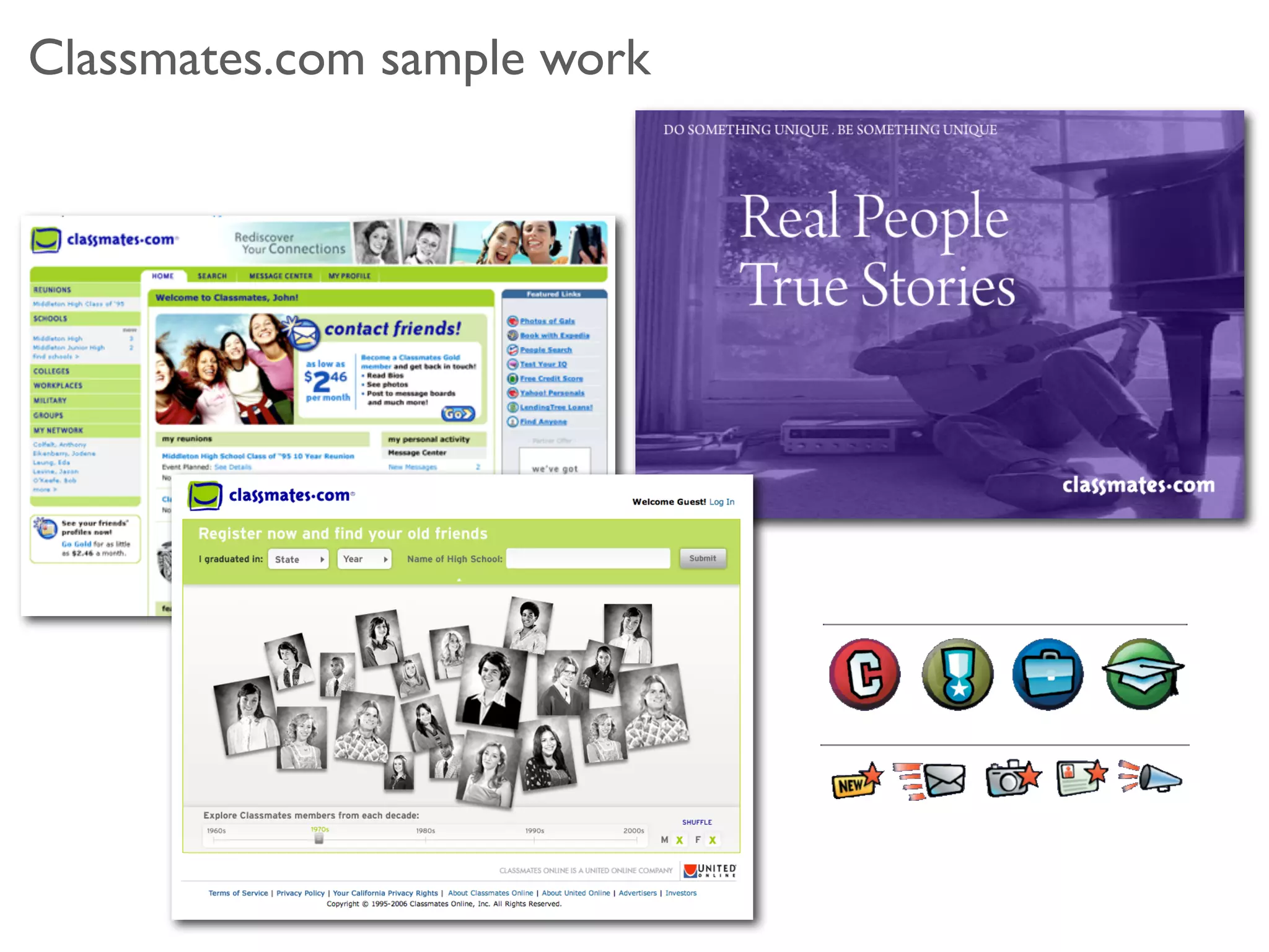 Classmates.com sample work
 