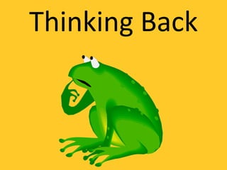 Thinking Back