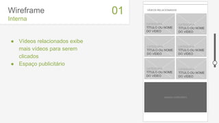 thumbthumb
thumb thumb
thumbthumbCATEGORIA
TÍTULO OU NOME
DO VÍDEO
CATEGORIA
TÍTULO OU NOME
DO VÍDEO
CATEGORIA
TÍTULO OU NOME
DO VÍDEO
CATEGORIA
TÍTULO OU NOME
DO VÍDEO
CATEGORIA
TÍTULO OU NOME
DO VÍDEO
CATEGORIA
TÍTULO OU NOME
DO VÍDEO
Wireframe
Interna
01 VÍDEOS RELACIONADOS
● Vídeos relacionados exibe
mais vídeos para serem
clicados
● Espaço publicitário
espaço publicitário
 