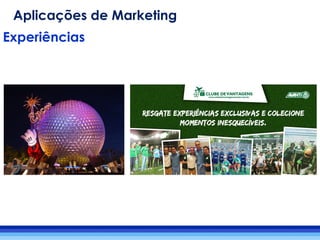 Experiências
Aplicações de Marketing
 