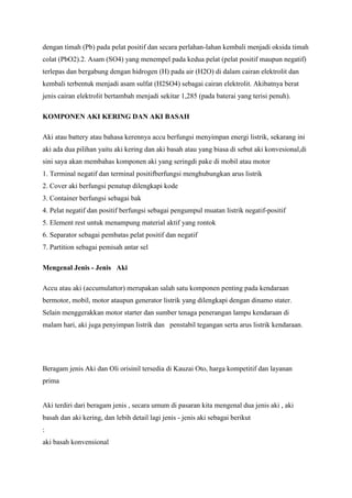 Definisi aki | PDF