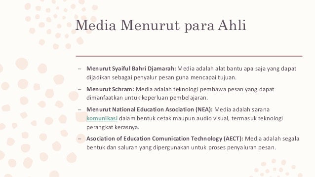 Definisi media dan multimedia