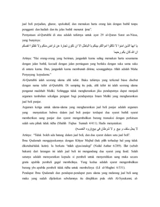 Jual Beli Online dalam Perspektif Hukum Islam: Sebuah Kajian atas Pendapat Ulama