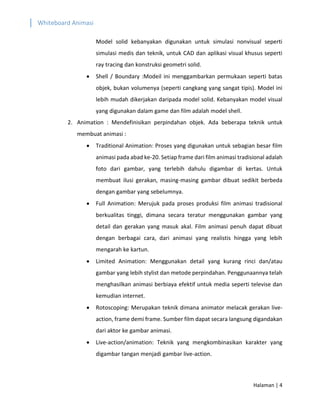 Definisi whiteboard animation | PDF