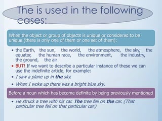 The English Definite Article | PPTX