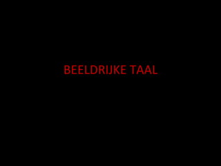 BEELDRIJKE TAAL 