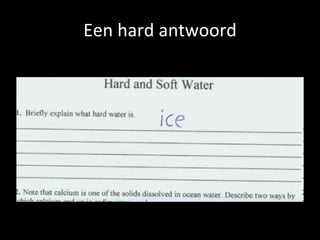 Een hard antwoord 