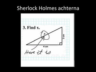Sherlock Holmes achterna 