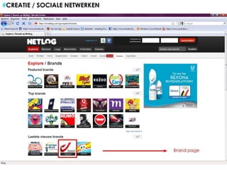 #CREATIE / SOCIALE NETWERKEN
