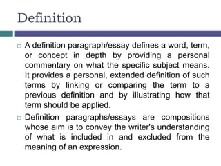 Definition | PPT