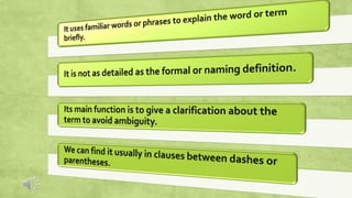 Definition | PPTX