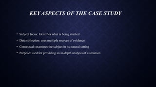 definition and difference between case study vs examples | PPTX