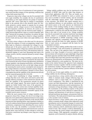 Definition and classification of power system stability | PDF