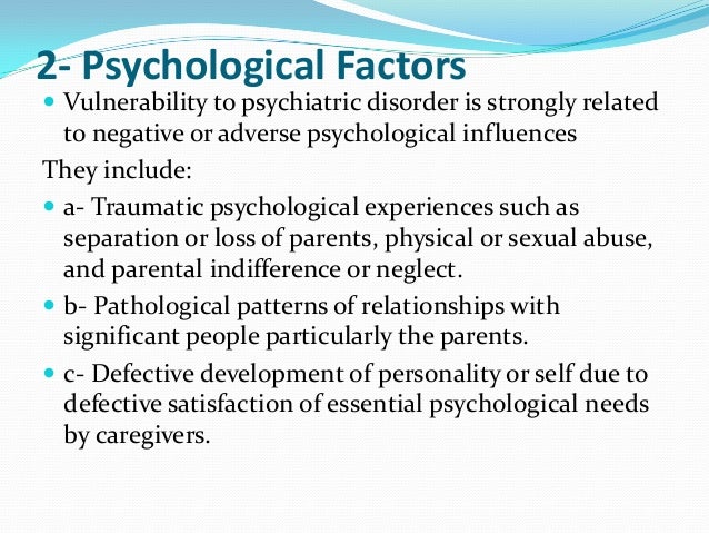 Etiological factors definition