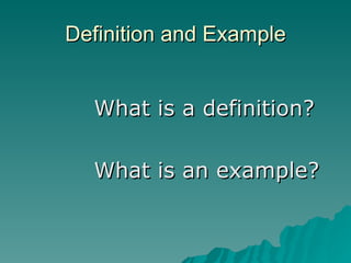 Definition and Example ,[object Object],[object Object]
