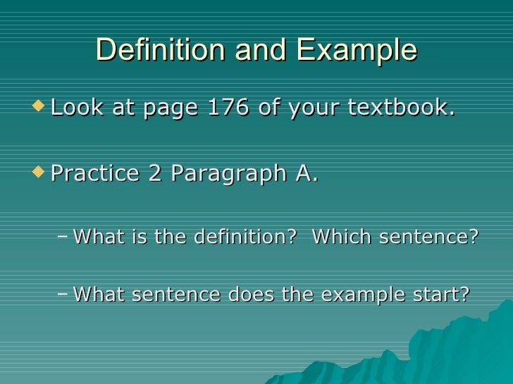 Definition And Example 1