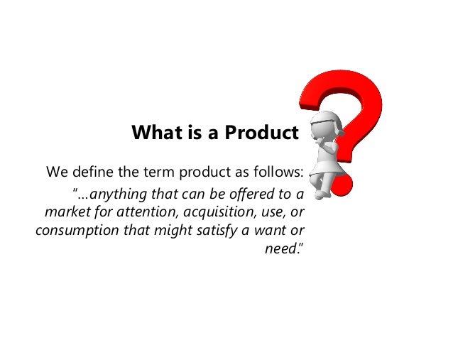 definition and level product define product