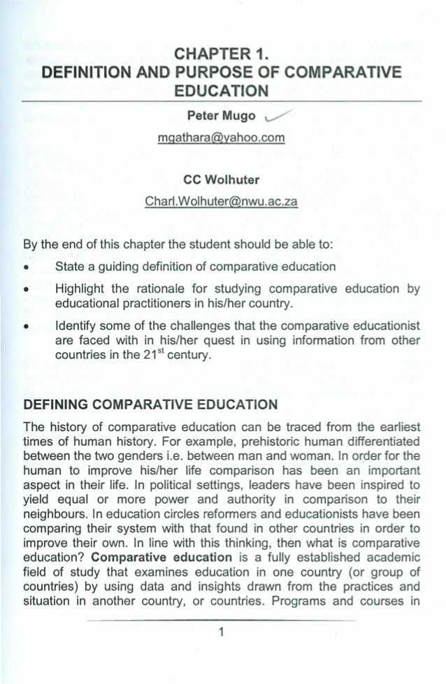 Definition And Purpose Of Comparative Education definition-and-purpose-of-comparative-education