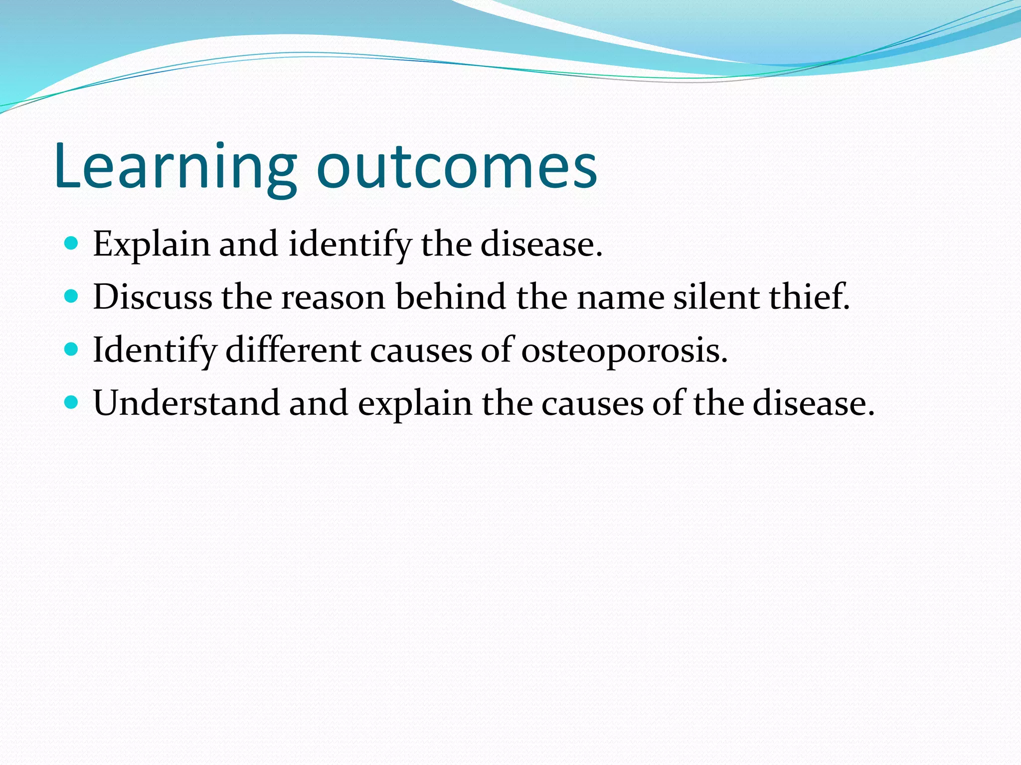 Definition & causes of Osteoporosis | PPT Definition & causes of Osteoporosis | PPT