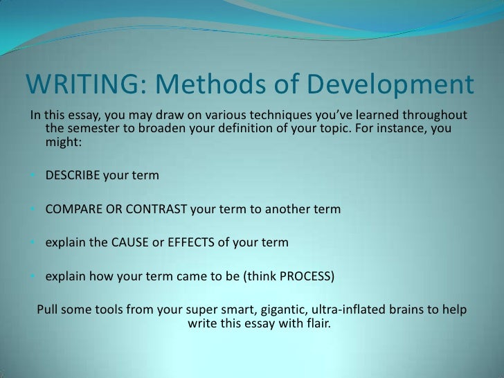 examples essay writing