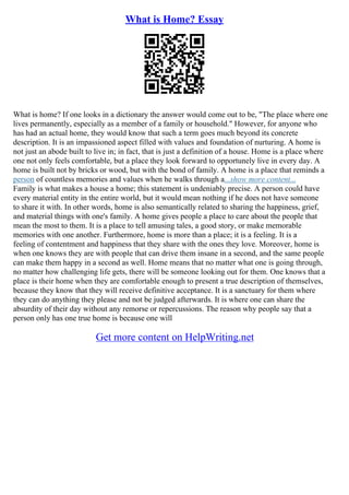 Definition Essay Example | PDF