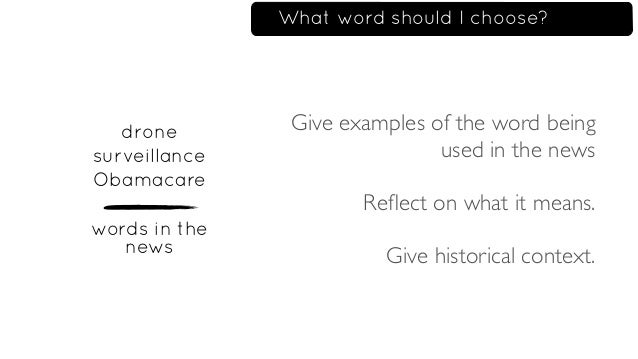 Word definition essay