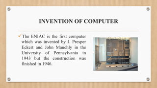 Definition, functions and characteristics of computer & computer ...