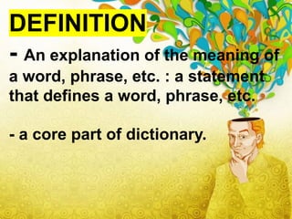 Diffine DEFINITION LESSON IN ENGLISH 10 (2ND QUARTER0 | PPTX